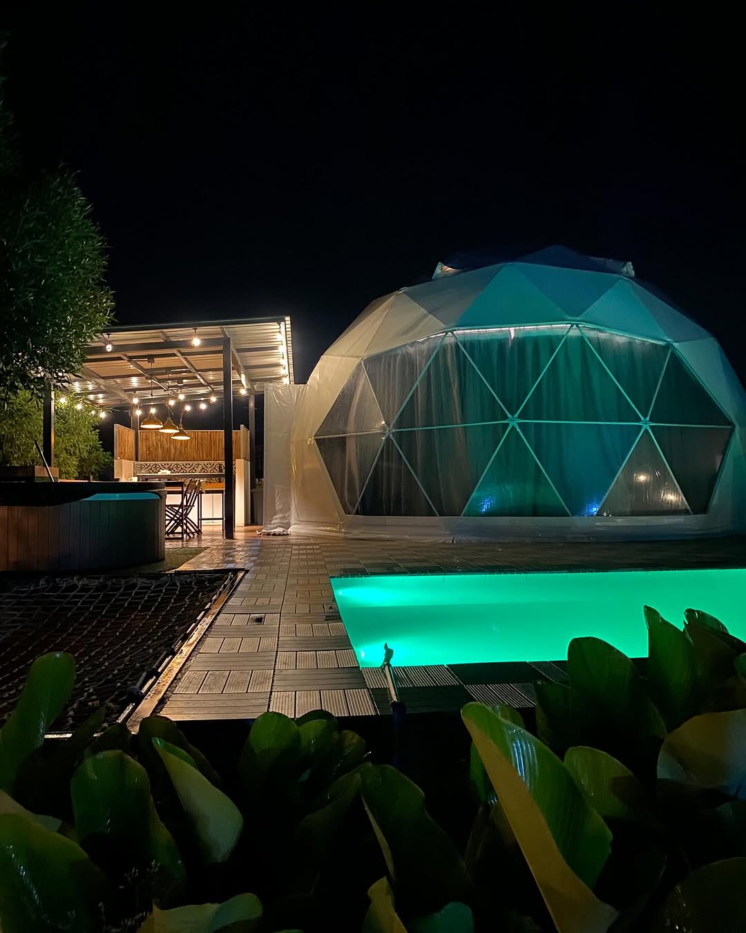 Kalinaya dome at night